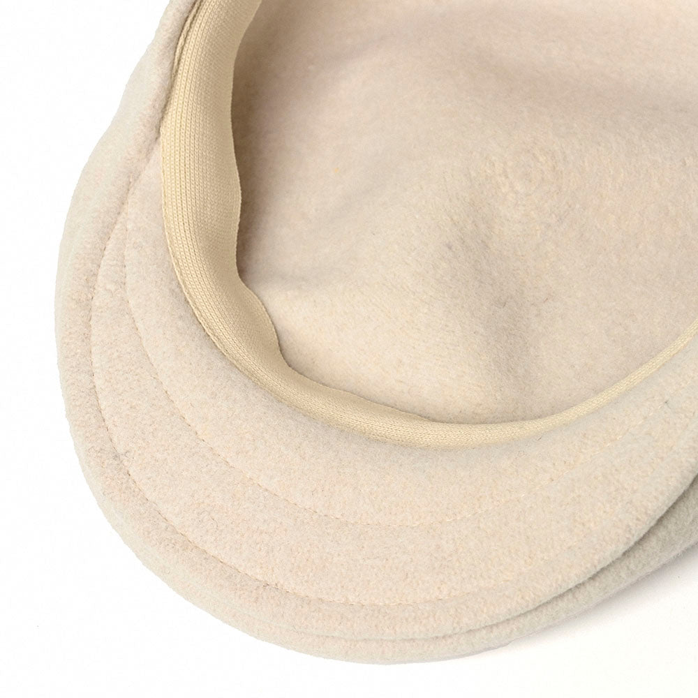 University of Michigan Cream Wool Beret