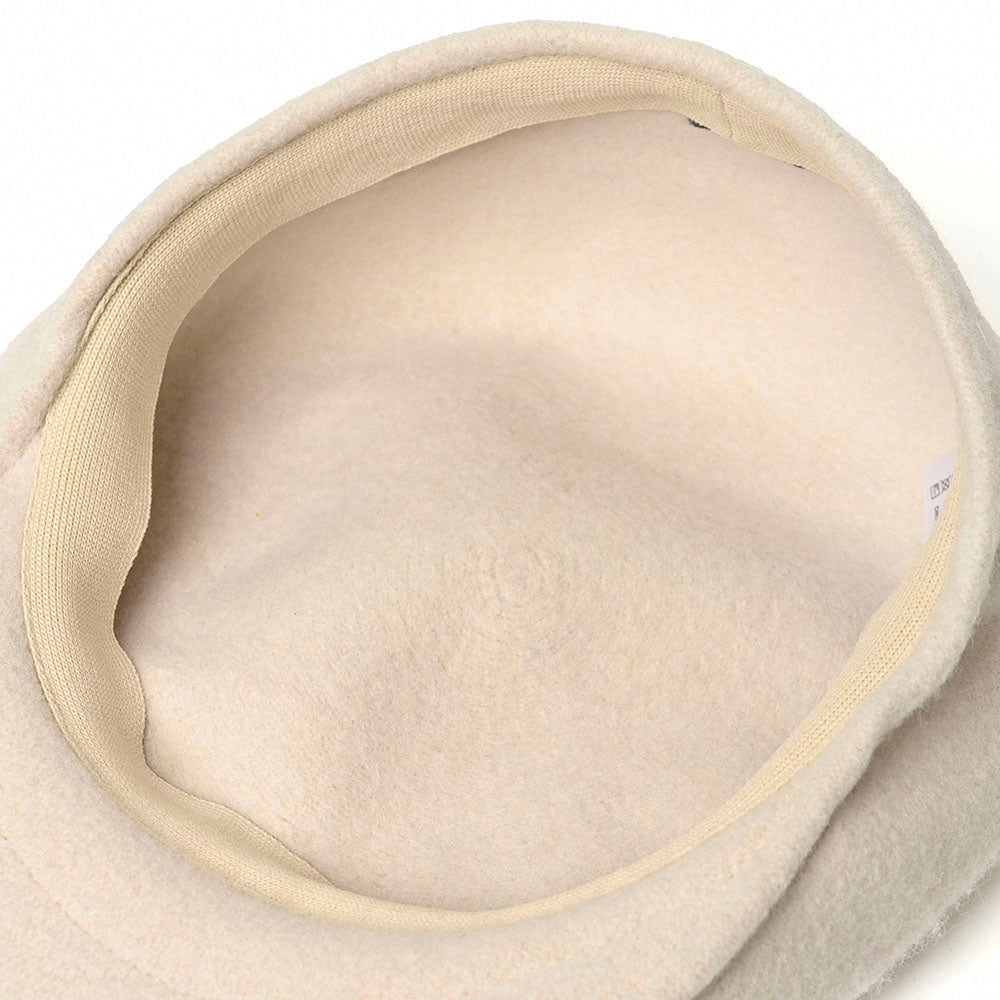 University of Michigan Cream Wool Beret